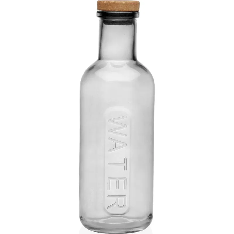 BOTELLA CRISTAL TAPON CORCHO 1,3L TRANSPARENTE VERSA 22500132