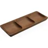 FUENTE APERITIVO 3 COMPARTIMENTOS ACACIA 30X10CM VERSA 19910337