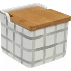 SALERO CERAMICA TAPA BAMBU...
