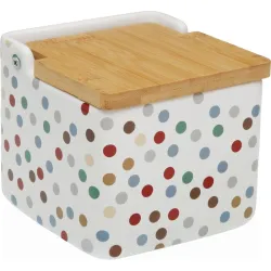 SALERO CERAMICA TAPA BAMBU...