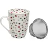 TAZA CERAMICA INFUSION TOPOS 35CL VERSA 22860028