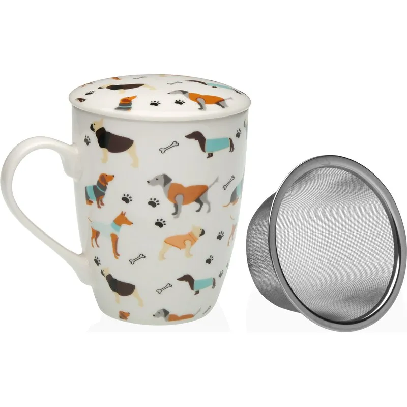 TAZA CERAMICA INFUSION AMICO TECKEL 35CL VERSA 22860032