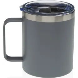 TAZA TERMICA CON ASA GRIS...