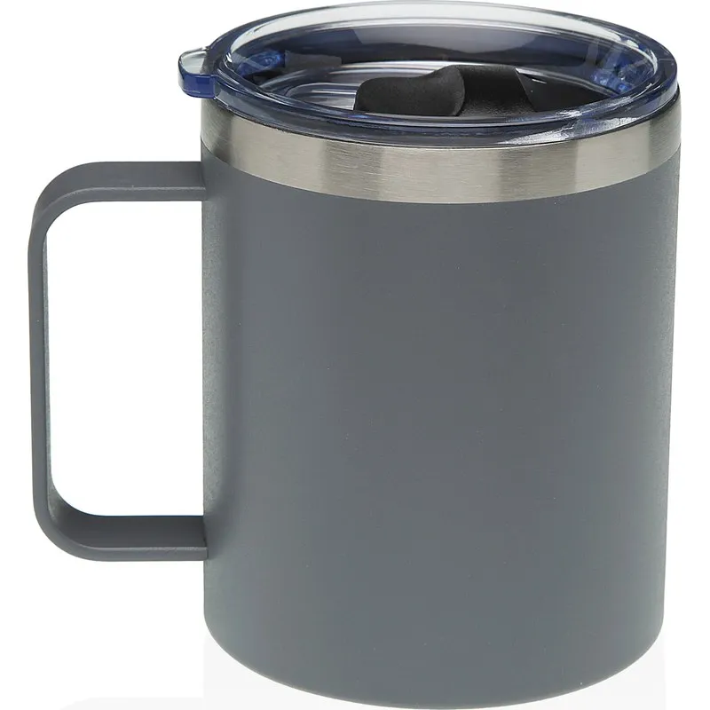 TAZA TERMICA CON ASA GRIS 35CL VERSA 22080053