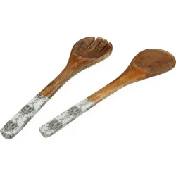 UTENSILIOS ENSALADA MADERA...
