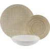 VAJILLA PORCELANA 18 PIEZAS AMELIE VICHI BEIGE VERSA 22590079