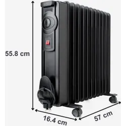 RADIADOR ACEITE 2300W 11 ELEMENTOS BLACK+DECKER ES9350070B