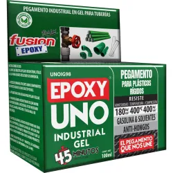 ADHESIVO EPOXI UNO GEL INDUSTRIAL PLASTICOS 100 GR UNOGI98