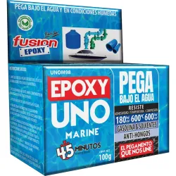 ADHESIVO EPOXI UNO USO FONTANERIA / BAJO AGUA 100 GR MARINE UNOM98