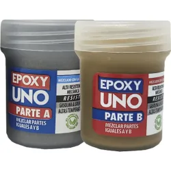 ADHESIVO EPOXI UNO USO GENERAL 100 GR ACERO UNOA98