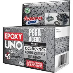 ADHESIVO EPOXI UNO USO GENERAL 100 GR ACERO UNOA98
