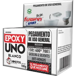 ADHESIVO EPOXI UNO USO GENERAL 100 GR BLANCO UNOB98