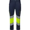 PANTALON ALTA VISIBILIDAD STRETCH CINTA SEGMENTADA NAVY/AMARILLO TALLA L VELILLA 303008S_61/20_L