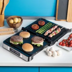 GRILL ELECTRICO INOX 2000W JATA JEGR1529