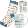 MUG CERAMICA + CALCETIN CAJA REGALO 30CL TECKEL D'CASA 27761263