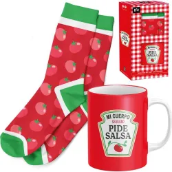 MUG CERAMICA + CALCETIN...