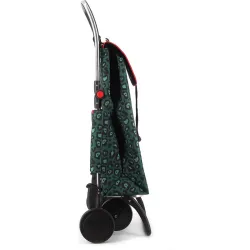 CARRO COMPRA 4 RUEDAS PLEGABLE IMAX MF4L ANIMAL PRINT VERDE ROLSER IMX565 VERDE