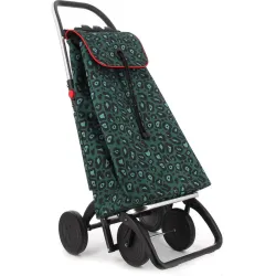 CARRO COMPRA 4 RUEDAS PLEGABLE IMAX MF4L ANIMAL PRINT VERDE ROLSER IMX565 VERDE