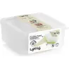 CONTENEDOR ALIMENTOS PEQUEÑO CONGELADOR/NEVERA 0,5L 6,3X13,2X13,2CM BRABANTIA 890055