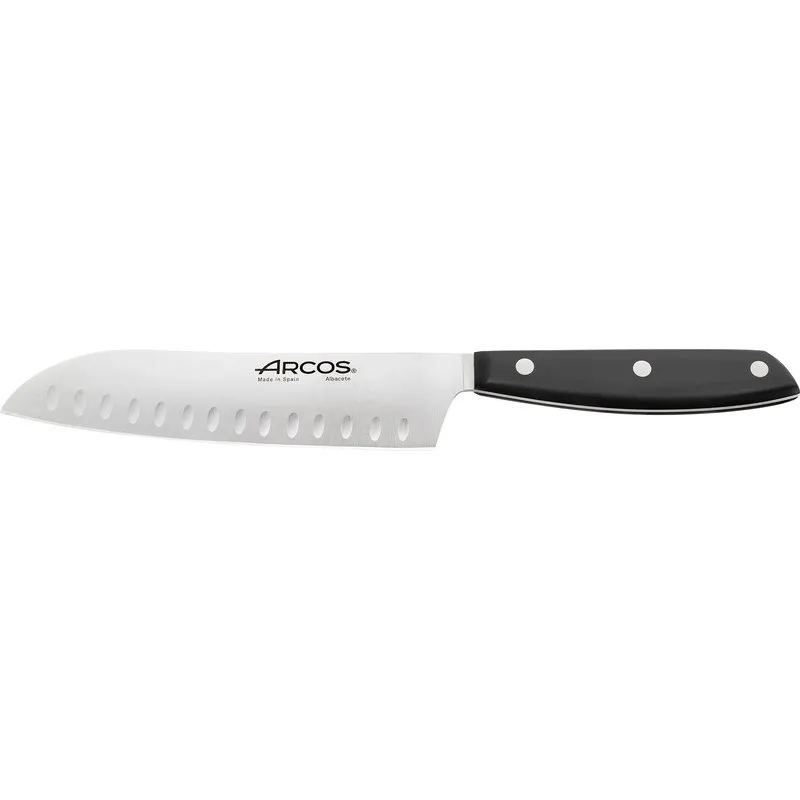 CUCHILLO SANTOKU IBIZA ALVEOLOS 180MM ARCOS 196600