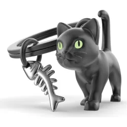 LLAVERO ANIMALS GATO NEGRO...