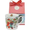 MUG CHRISTMAS CALCETINES CAJA REGALO DUO806