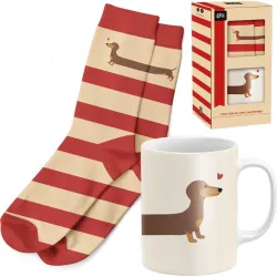 MUG PORCELANA + CALCETIN...