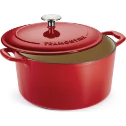 OLLA DE HIERRO FUNDIDO ESMALTADO 28CM 6,2L ROJO TRAMONTINA 31700213