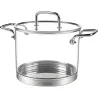 OLLA HIBRIDA BOROSILICATO TRICAPA INDUCCION diametro20CM CASTEY GL-U20