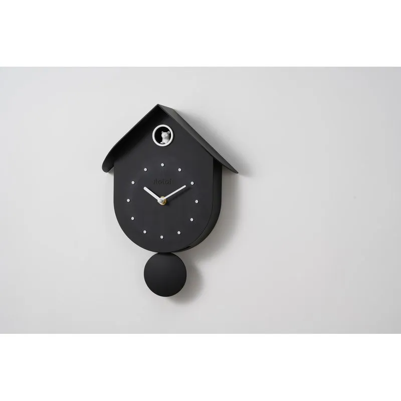 RELOJ DE CUCO GATO NEGRO ITOTAL XL3424