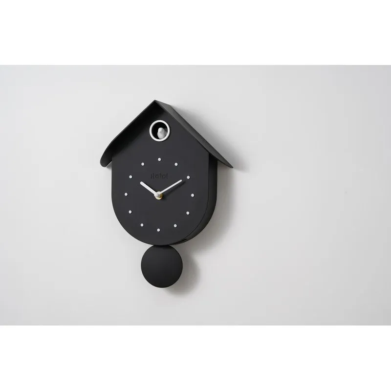RELOJ DE CUCO PAJARITO NEGRO ITOTAL XL3412