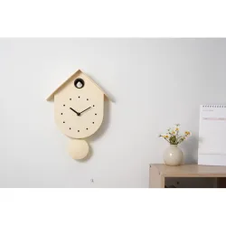 RELOJ DE CUCO PAJARITO BEIGE ITOTAL XL3423
