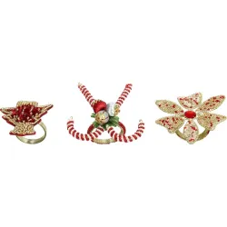 SERVILLETEROS NAVIDAD XMAS JOY MIX 6UDS SURTIDOS TOGNANA TOG820