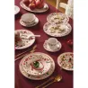 VAJILLA 18 PIEZAS PORCELANA DECORADO NAVIDAD WINTER FOLK TOGNANA TOG676