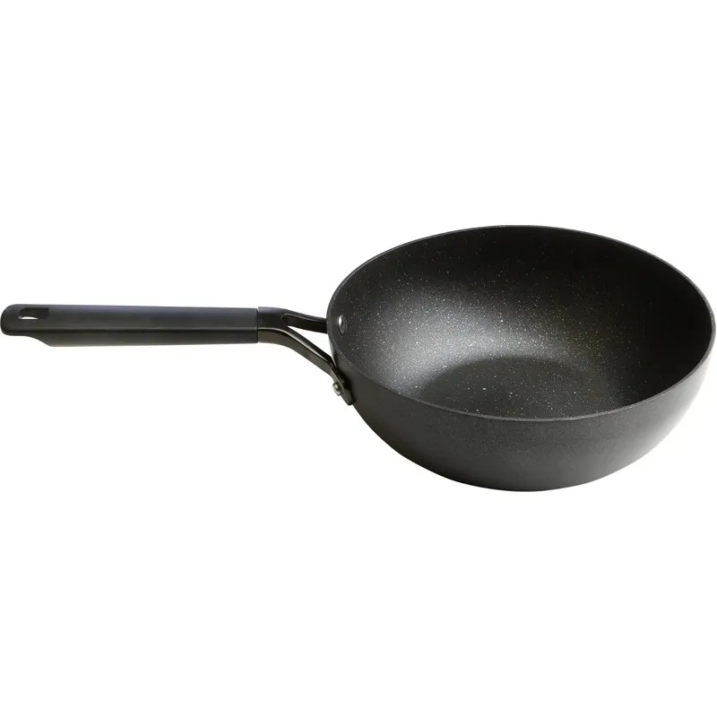 WOK INDUCCION ALUMINIO FORJADO 24CM-3MM WECOOK 21024