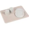 BANDEJA ESCURREPLATOS DE DIATOMITA DAMON 40X30CM BEIGE WENKO 54954100
