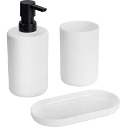 SET DE BAÑO 3 UDS BLANCO...