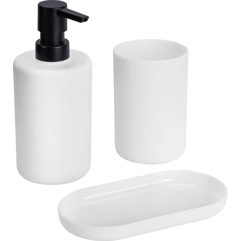 SET DE BAÑO 3 UDS BLANCO SERIE FANO WENKO 70346400