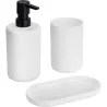 SET DE BAÑO 3 UDS BLANCO SERIE FANO WENKO 70346400