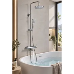 COLUMNA DUCHA Y BAÑERA CON ROCIADOR MONOMANDO 4260317