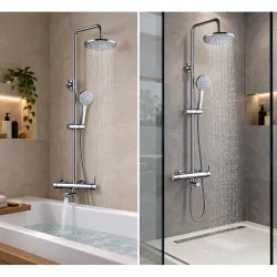 COLUMNA DUCHA Y BAÑERA CON ROCIADOR MONOMANDO 4260317