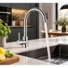 GRIFO MONOMANDO COCINA CAÑO ALTO MÓVIL ECO STOP 4057329