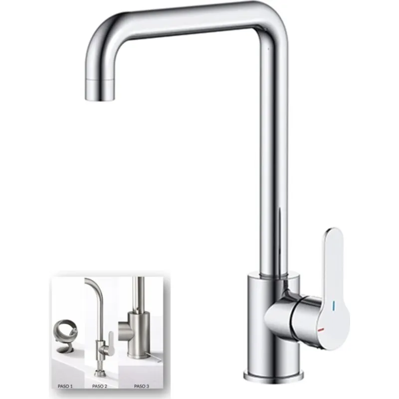 GRIFO MONOMANDO COCINA CAÑO ALTO RAPID FIX ECO STOP 4063856