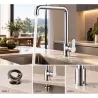 GRIFO MONOMANDO COCINA CAÑO ALTO RAPID FIX ECO STOP 4063856