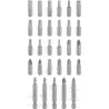 JUEGO DE 30 PUNTAS SURTIDAS CARCASA BATERIA PXC EINHELL 49108680