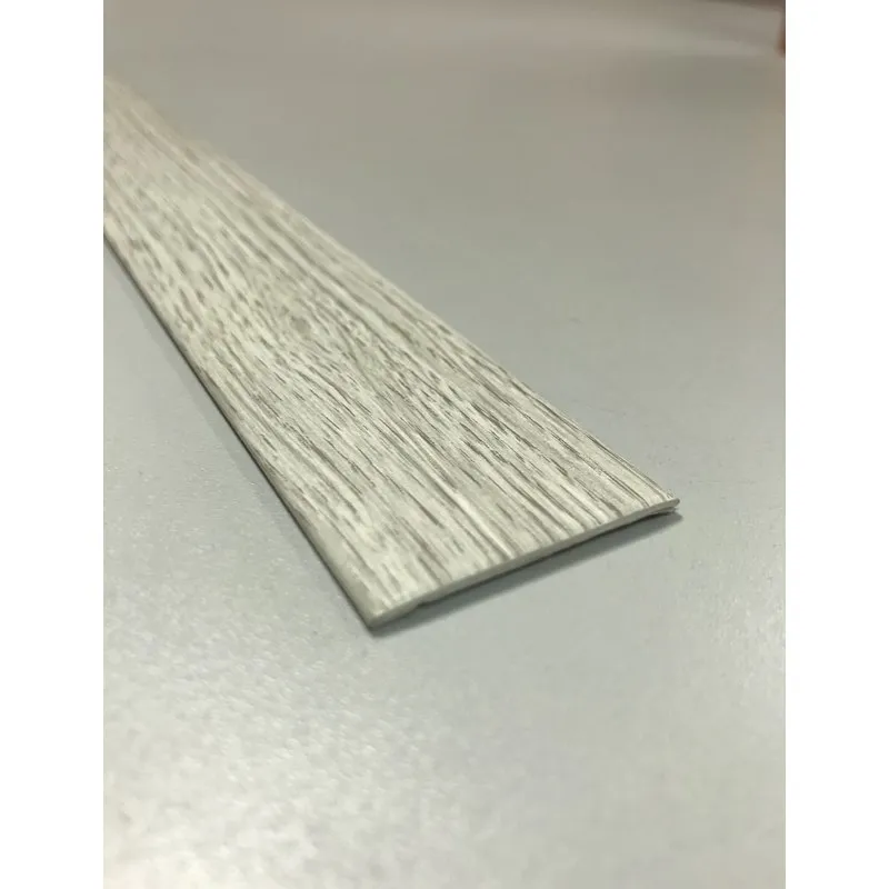 TAPAJUNTAS PVC MEDIACAÑA ADHESIVO 3,5X100CM GRIS MEDIO RUFETE 41680B