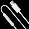 AURICULARES USB TIPO C CABLE 1,2MT URBANISTA BLANCO MICRO Y MANDO CONTROL LLAMADAS Y SONIDO SF2 BLANCO
