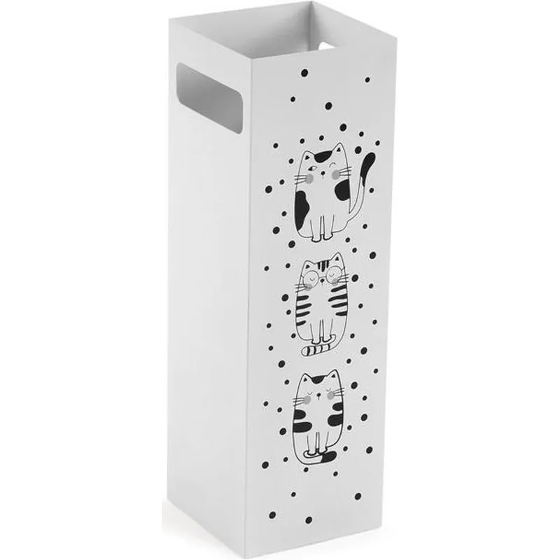 PARAGUERO METAL DECORADO GATTO-BLANCO VERSA 21700320