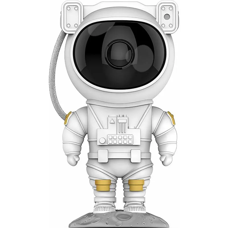 LAMPARA SOBREMESA ROBOT ASTRONAUTA 8 PROYECCIONES DENVER FL-34