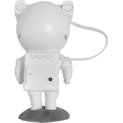 LAMPARA SOBREMESA ROBOT ASTRONAUTA 8 PROYECCIONES DENVER FL-34